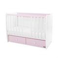 Bed MATRIX NEW white+orchid pink /removed front panels/